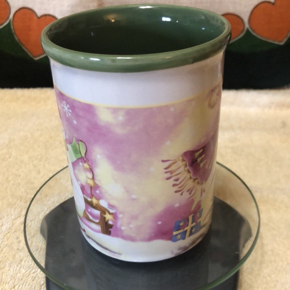 Vintage Greenbrier International, Snowman 16oz Stoneware Coffee Mug 4.5”x3.5” - Picture 2 of 6
